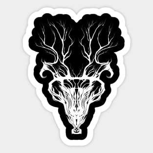 Deer spirit skull Sticker